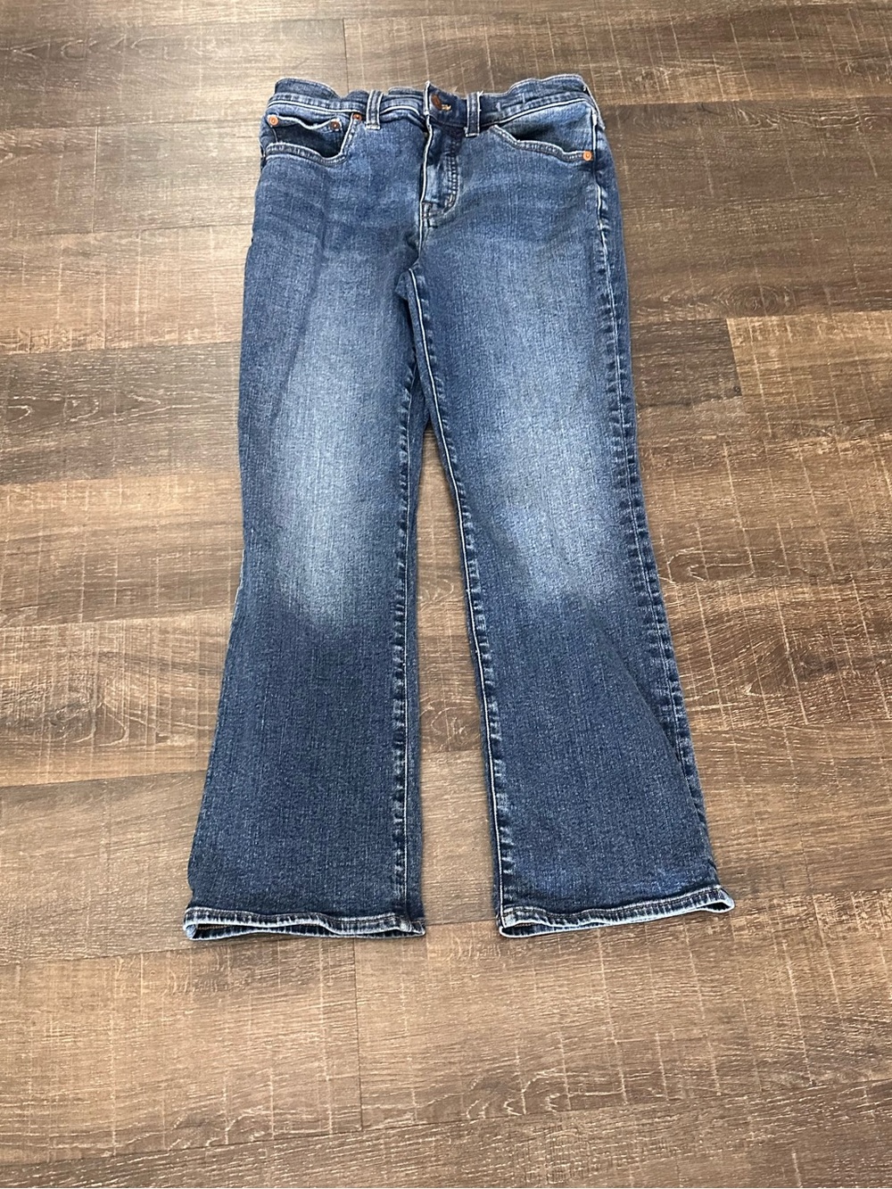 Madewell Mid Rise Kick Out Jeans Classic Blue Women’s Size 27